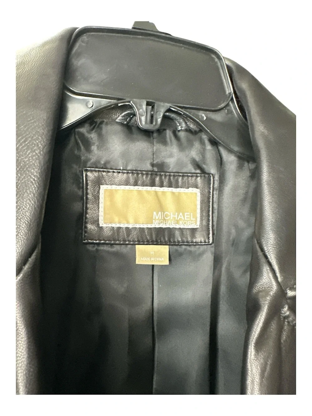 Michael Kors Black Leather  Jacket NWOT